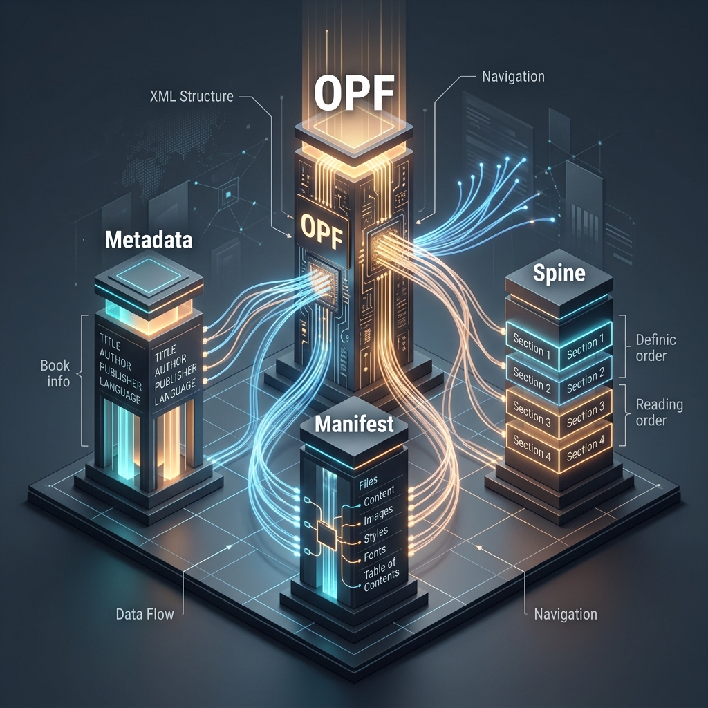 Le fichier OPF comme chef d'orchestre de l'EPUB